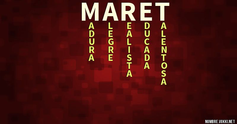 Acróstico maret