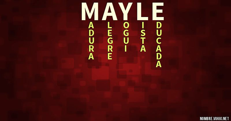 Acróstico mayle