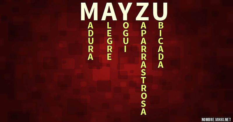 Acróstico mayzu