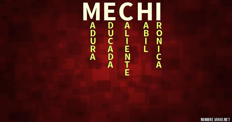 Acróstico mechi