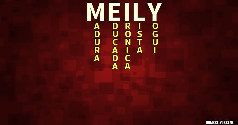 Acróstico meily