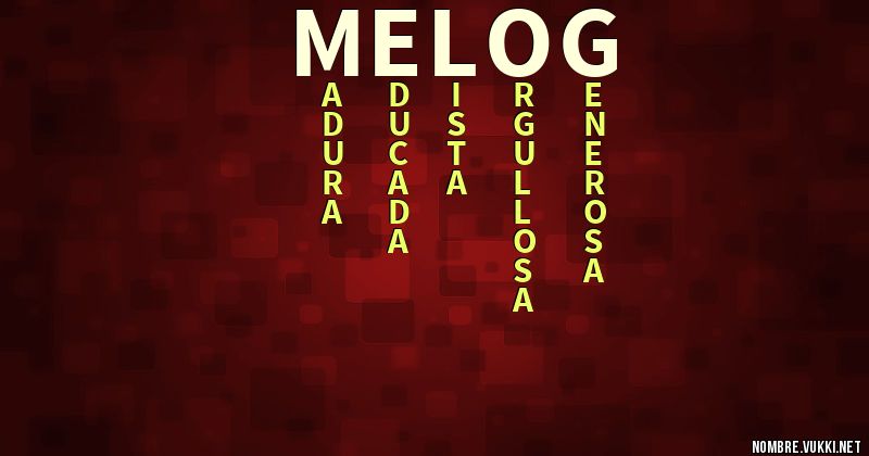 Acróstico melog