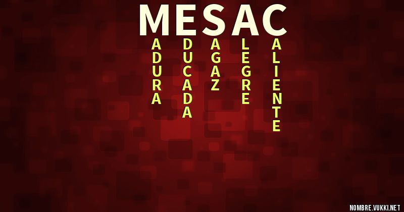 Acróstico mesac