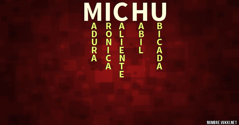 Acróstico michu