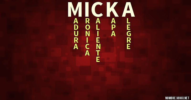Acróstico micka
