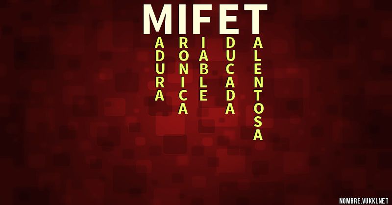 Acróstico mifet