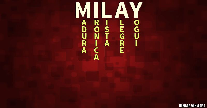 Acróstico milay