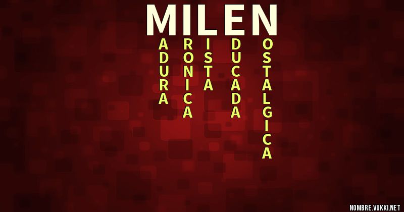 Acróstico milen