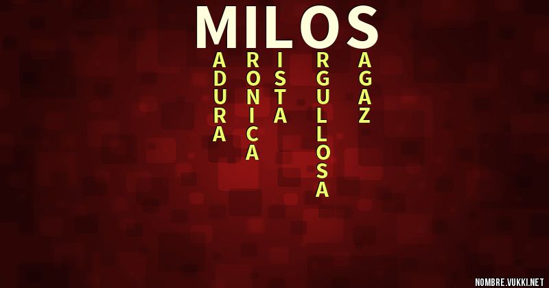 Acróstico milos