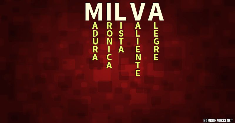 Acróstico milva