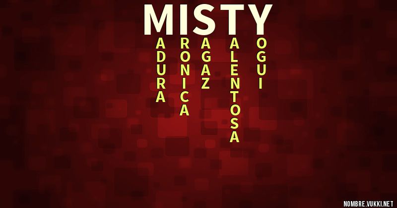 Acróstico misty