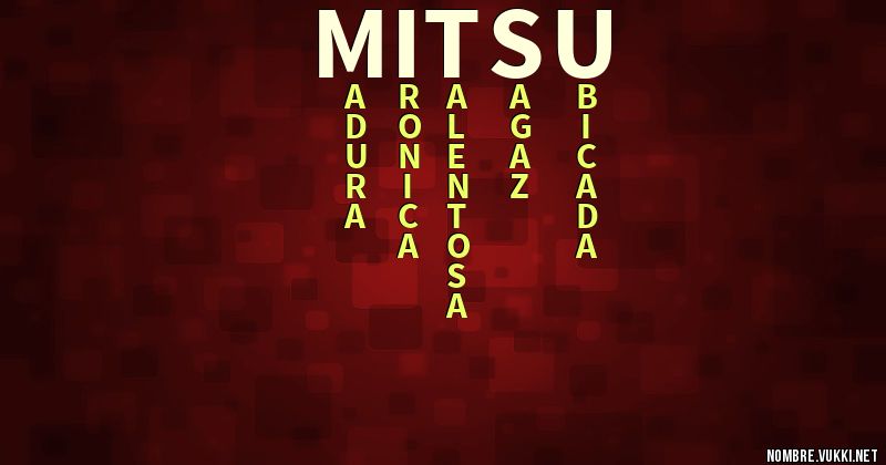 Acróstico mitsu