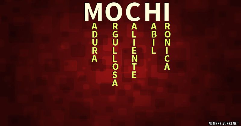 Acróstico mochi