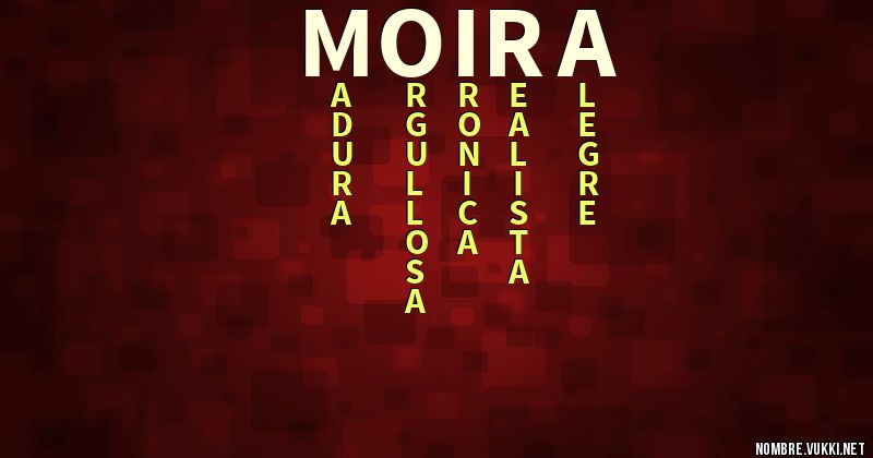 Acróstico moira