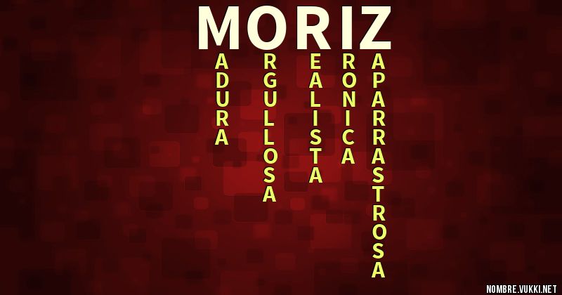 Acróstico moriz