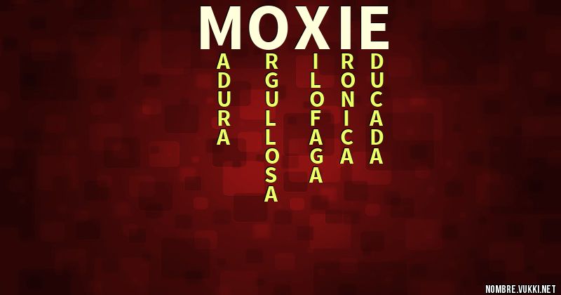 Acróstico moxie