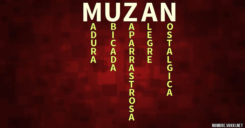 Acróstico muzan