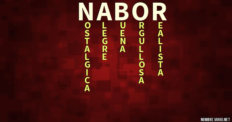 Acróstico nabor