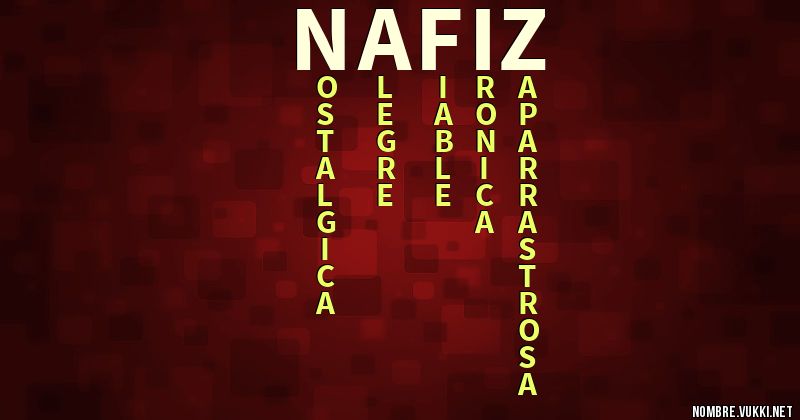 Acróstico nafiz