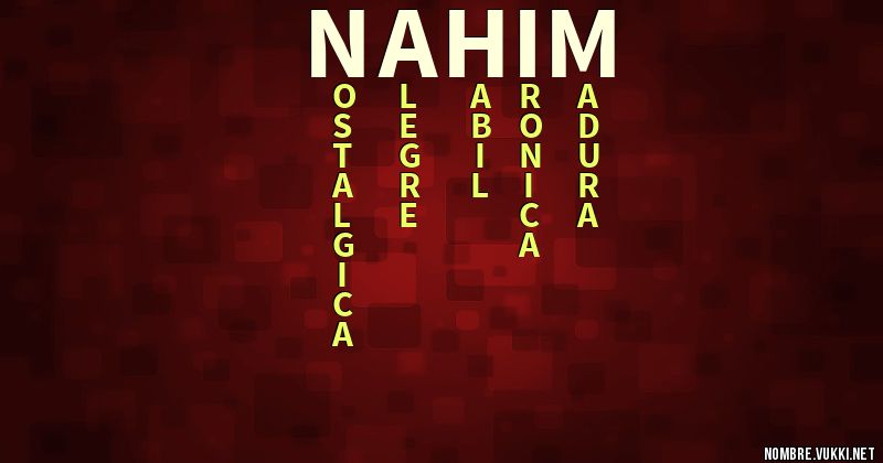 Acróstico nahim