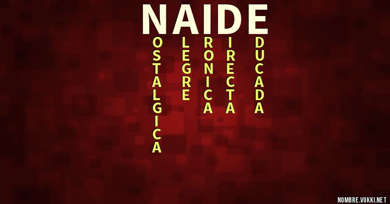 Acróstico naide