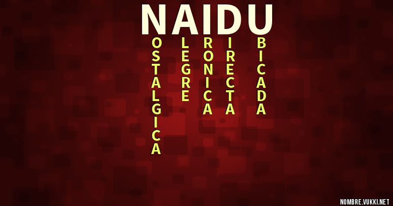 Acróstico naidu