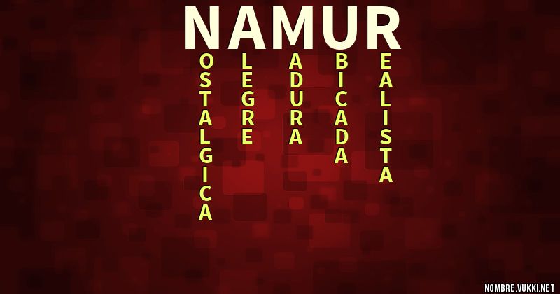 Acróstico namur