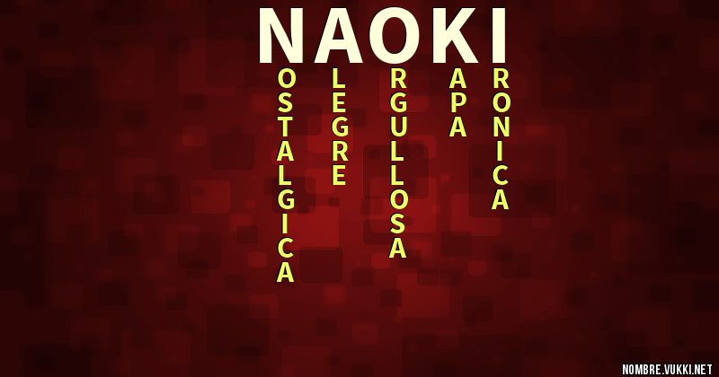 Acróstico naoki