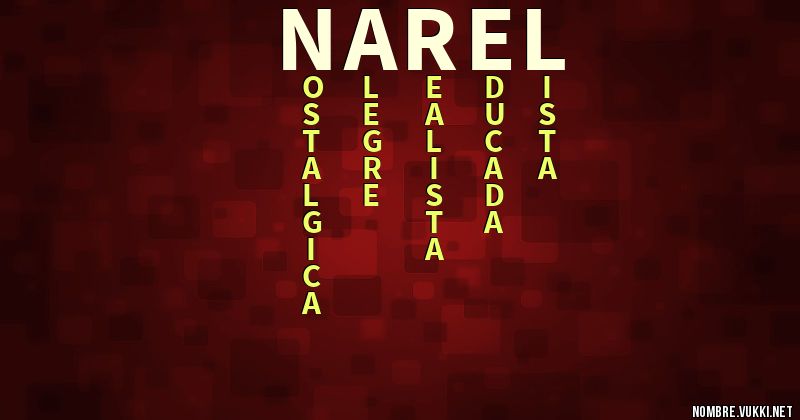 Acróstico narel