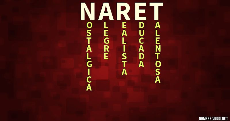 Acróstico naret