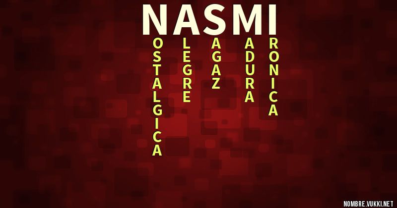 Acróstico nasmi