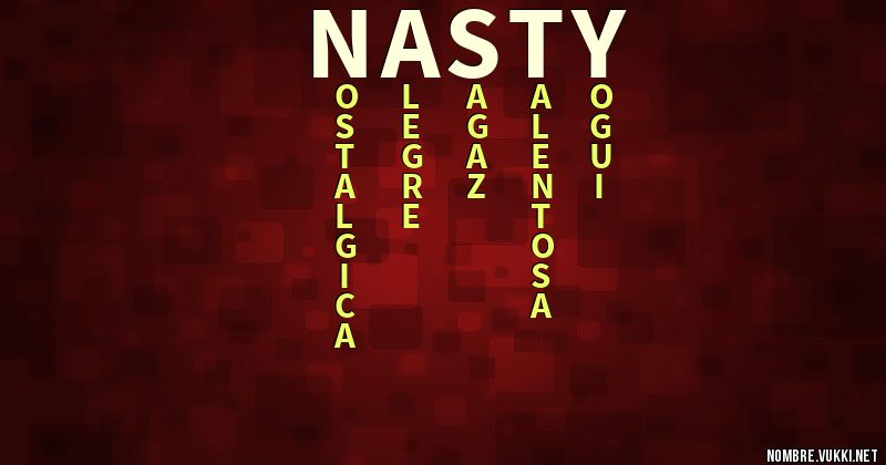 Acróstico nasty