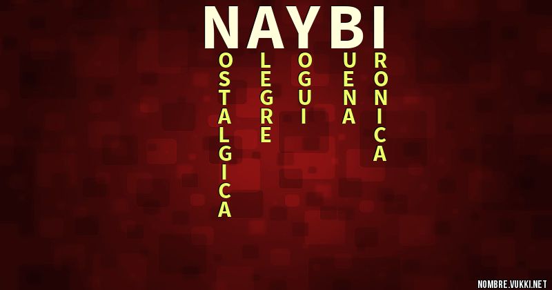 Acróstico naybi