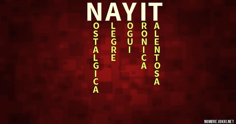 Acróstico nayit