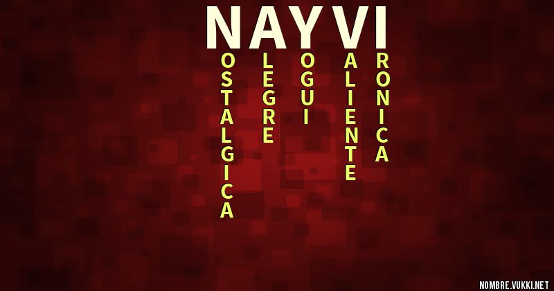 Acróstico nayvi