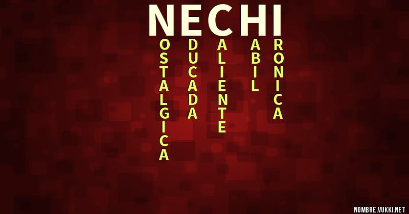 Acróstico nechi