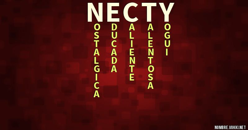 Acróstico necty