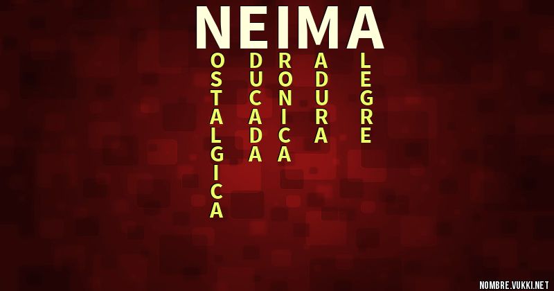 Acróstico neima