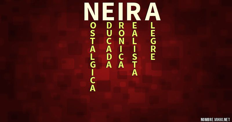 Acróstico neira