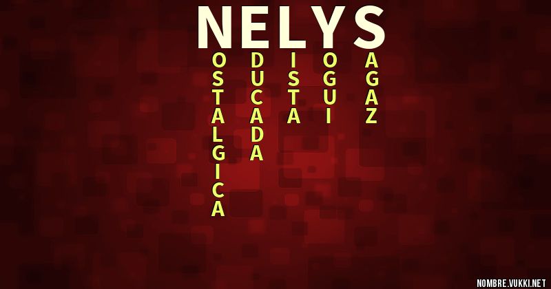 Acróstico nelys