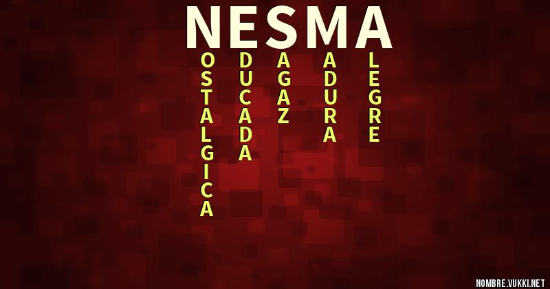 Acróstico nesma