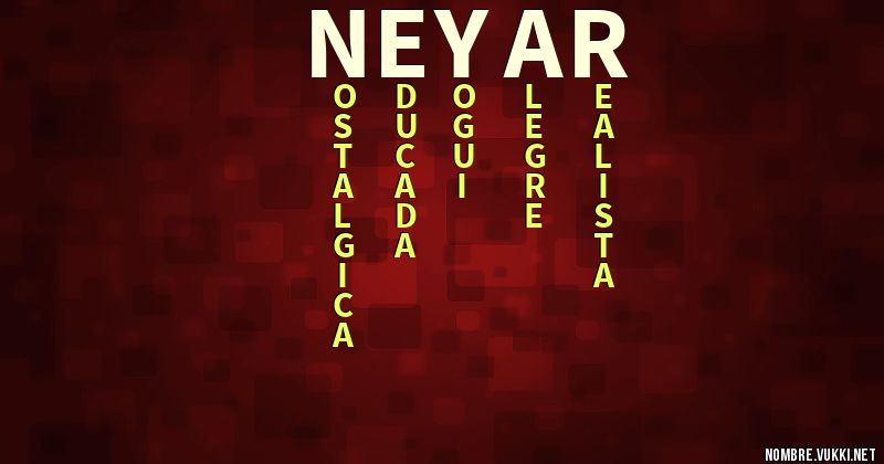 Acróstico neyar
