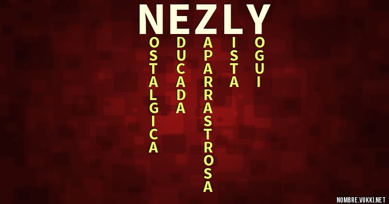 Acróstico nezly