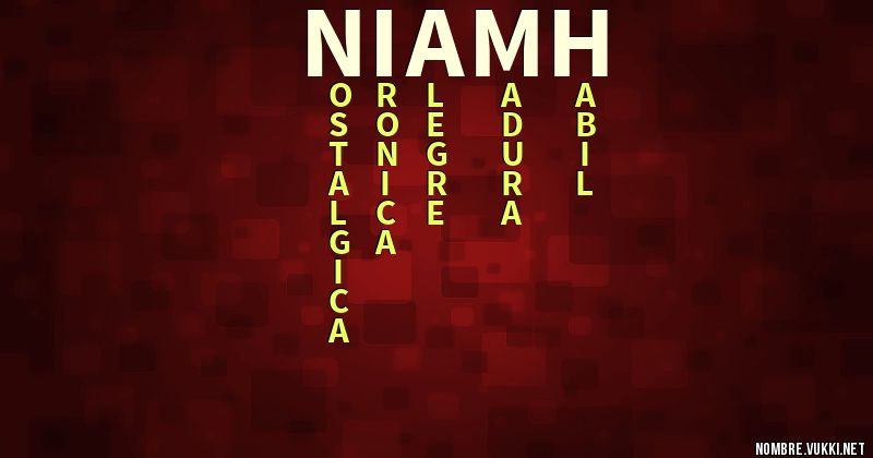 Acróstico niamh