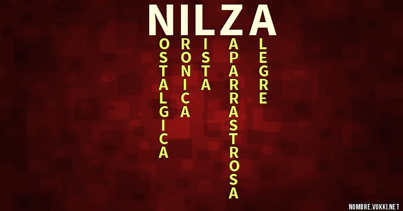 Acróstico nilza