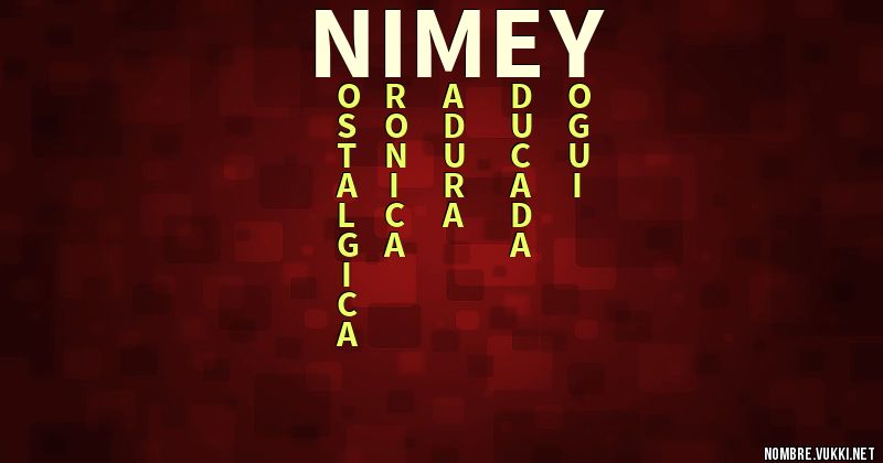 Acróstico nimey