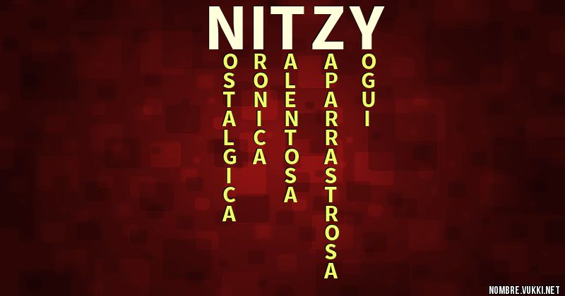 Acróstico nitzy