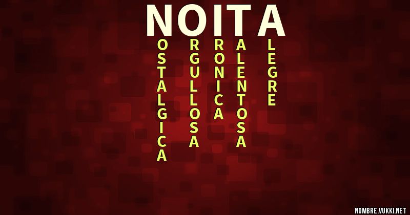 Acróstico noita