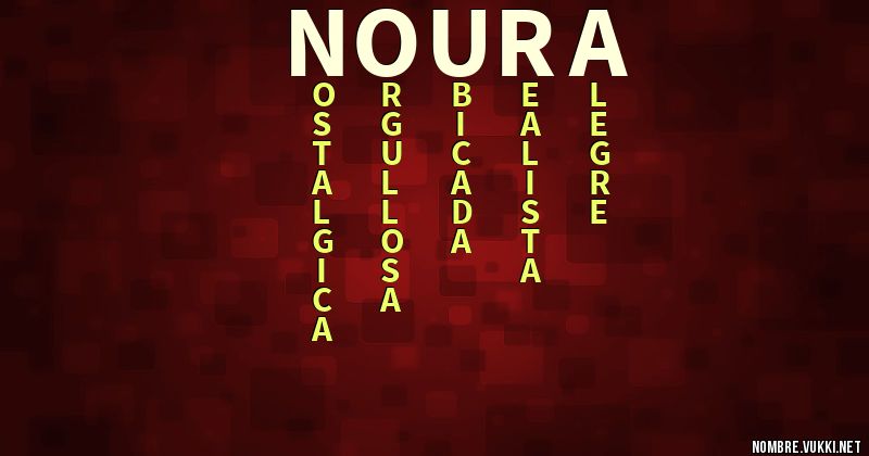 Acróstico noura