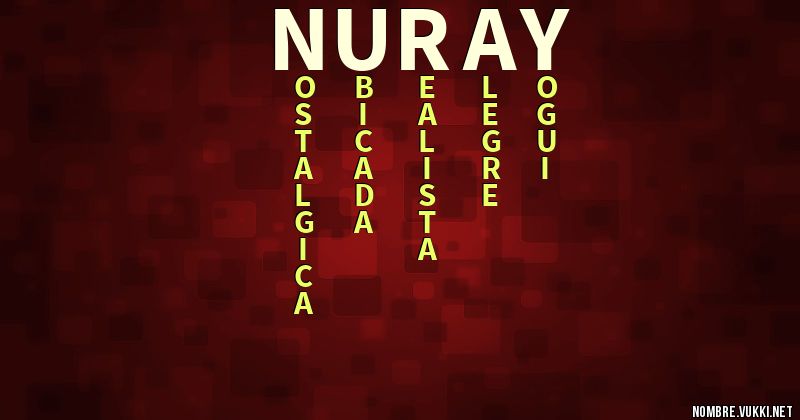 Acróstico nuray